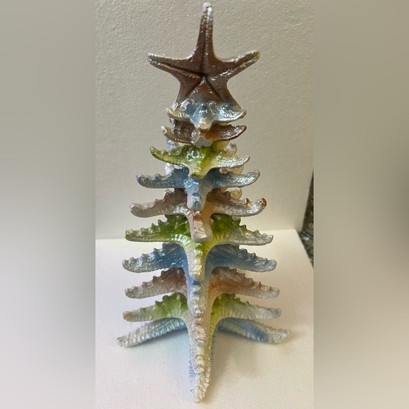 Coastal Starfish Christmas Tree 10 Tier Beach Theme - Picture 6 of 8